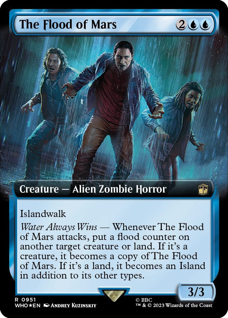 The Flood of Mars (Extended Art) (Surge Foil) [Doctor Who]