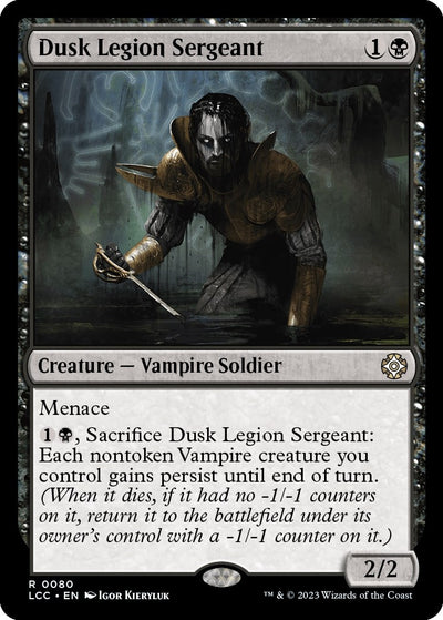 Dusk Legion Sergeant [The Lost Caverns of Ixalan Commander]