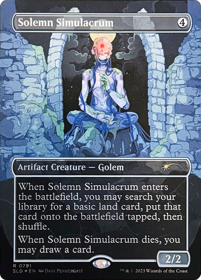 Solemn Simulacrum (0791) (Borderless) [Secret Lair Drop Series]