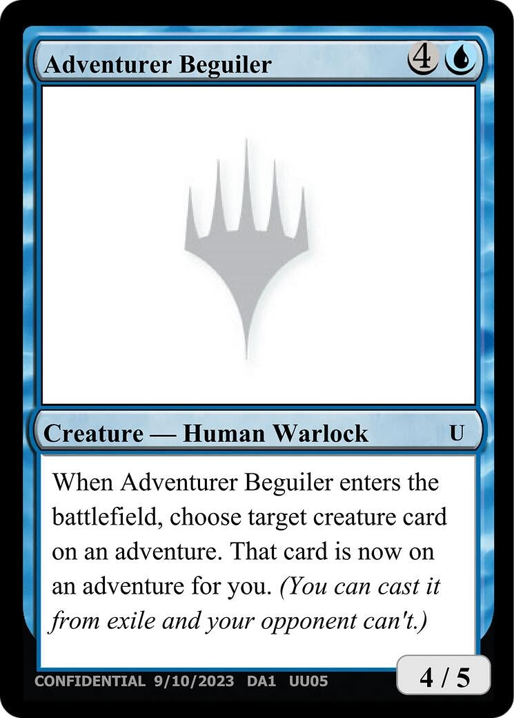 Image for Adventurer Beguiler (Un-Known Event Playtest Cards) (UNK) - Magic: The Gathering