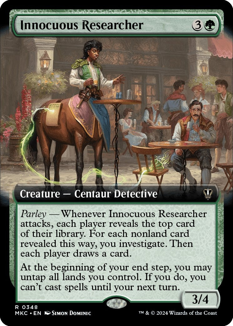 Innocuous Researcher (Extended Art) [Murders at Karlov Manor Commander]