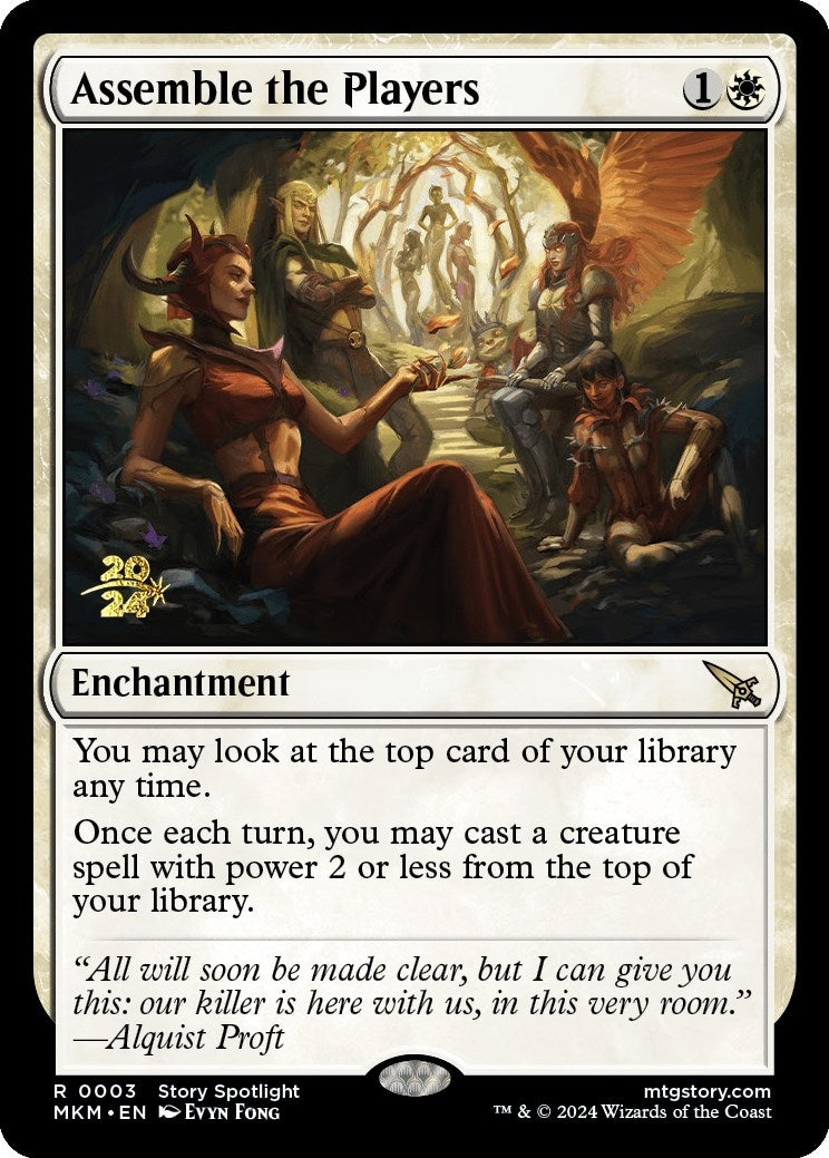 Assemble the Players [Murders at Karlov Manor Prerelease Promos]