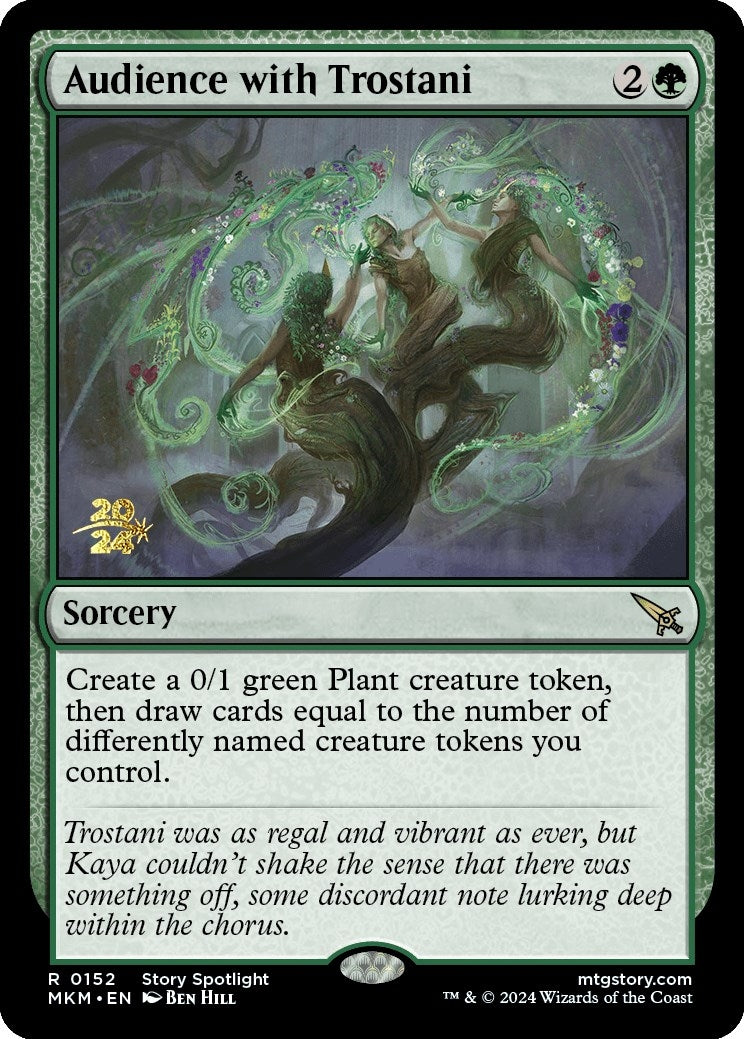 Audience with Trostani [Murders at Karlov Manor Prerelease Promos]