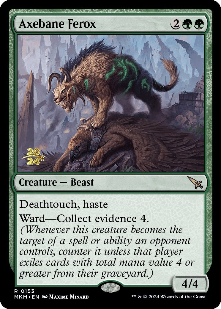 Axebane Ferox [Murders at Karlov Manor Prerelease Promos]