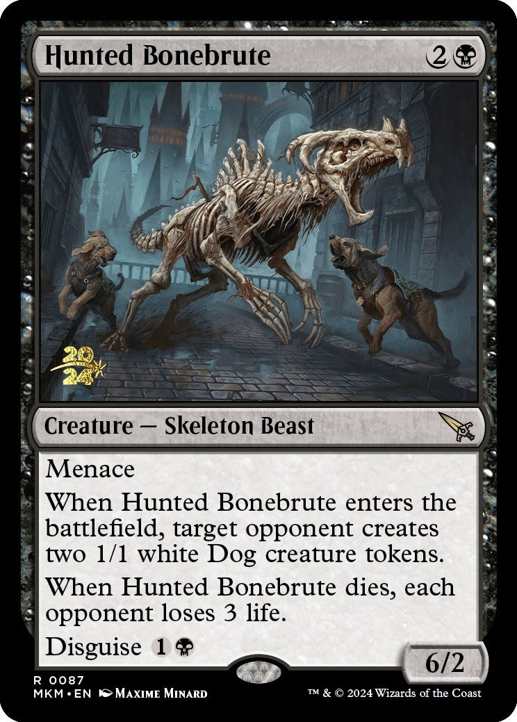 Hunted Bonebrute [Murders at Karlov Manor Prerelease Promos]