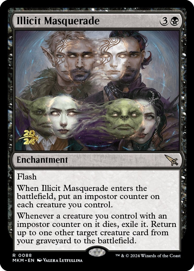 Illicit Masquerade [Murders at Karlov Manor Prerelease Promos]