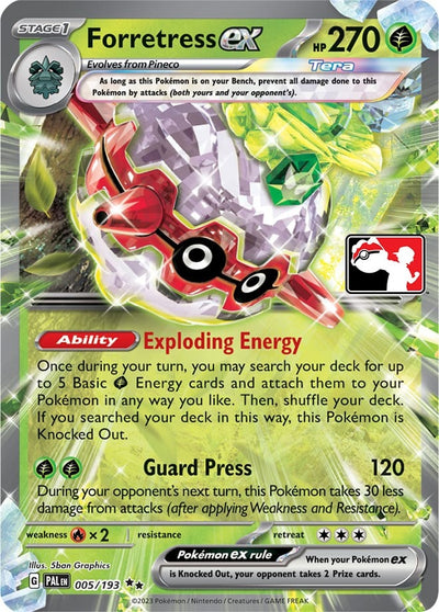 Forretress ex (Prize Pack Series Cards) (005/193)