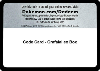 Code Card - Grafaiai ex Box