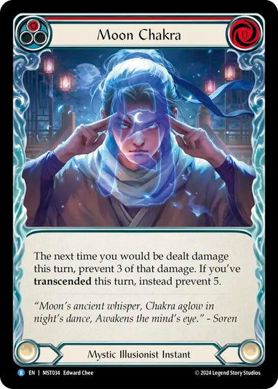 Moon Chakra (Red) [MST034] (Part the Mistveil)  Rainbow Foil