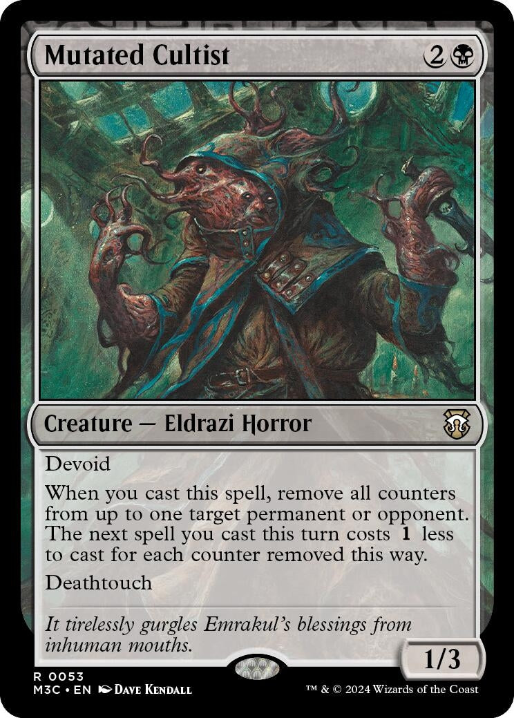 Mutated Cultist [Modern Horizons 3 Commander]
