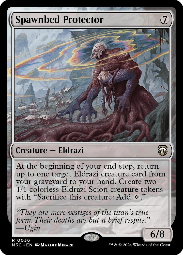 Spawnbed Protector (Ripple Foil) [Modern Horizons 3 Commander]