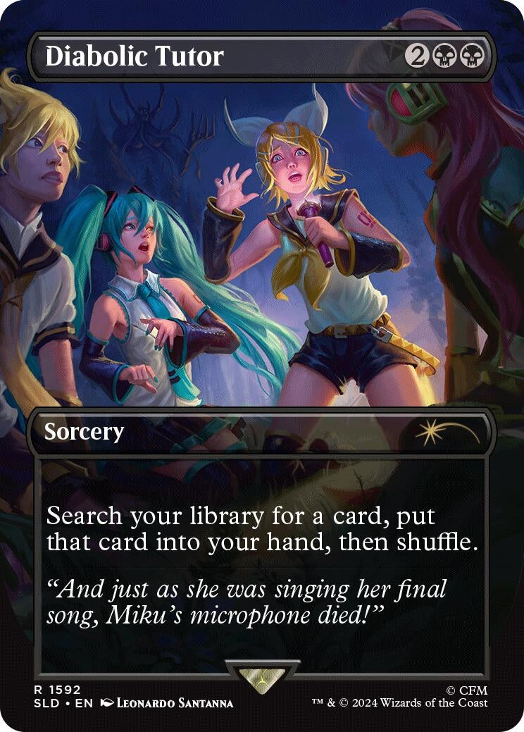 Image for Diabolic Tutor (1592) (Secret Lair Drop Series) (1592) (SLD) - Magic: The Gathering