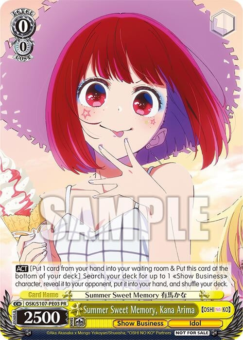 Summer Sweet Memory, Kana Arima (OSK/S107-PE03 PR) [[OSHI NO KO]]