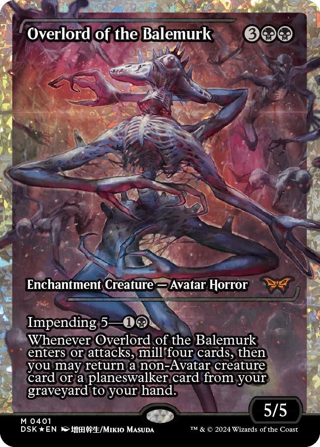 Image for Overlord of the Balemurk (Showcase) (Fracture Foil) (Duskmourn: House of Horror) (401) (DSK) - Magic: The Gathering