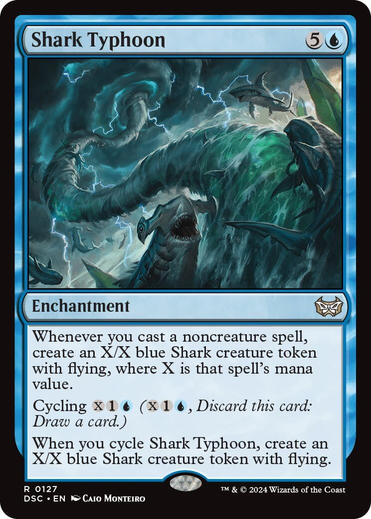 Shark Typhoon [Duskmourn: House of Horror Commander]