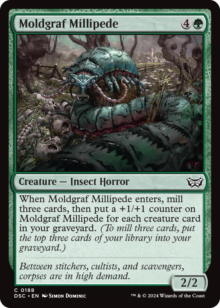 Moldgraf Millipede [Duskmourn: House of Horror Commander]