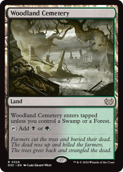 Woodland Cemetery [Duskmourn: House of Horror Commander]