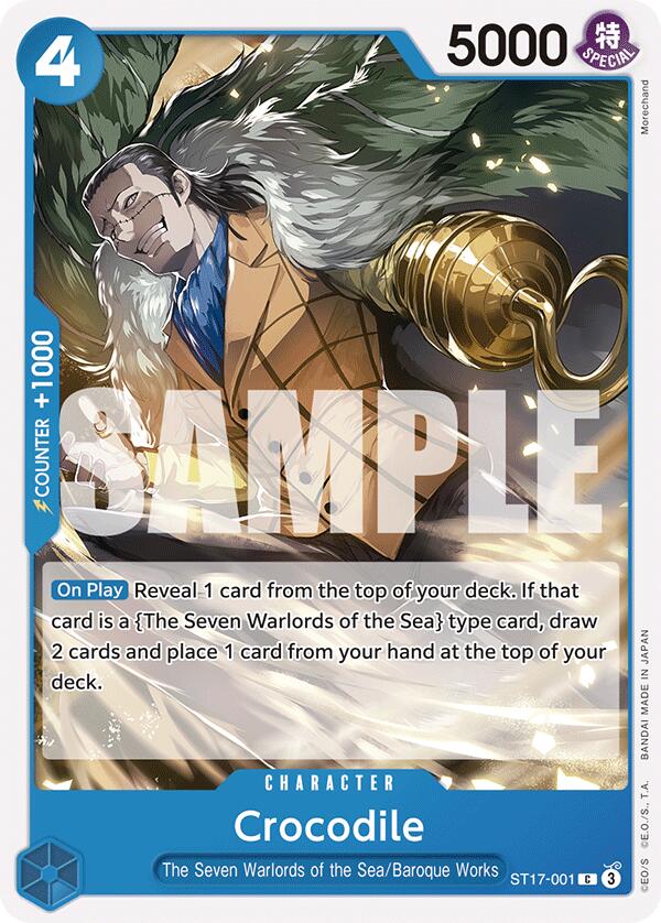 Crocodile [Starter Deck: Blue Donquixote Doflamingo]