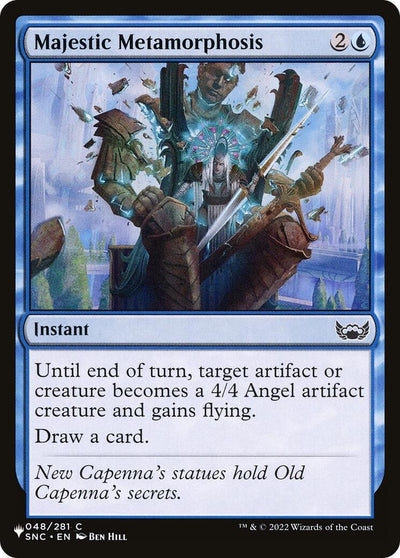 Majestic Metamorphosis [The List]