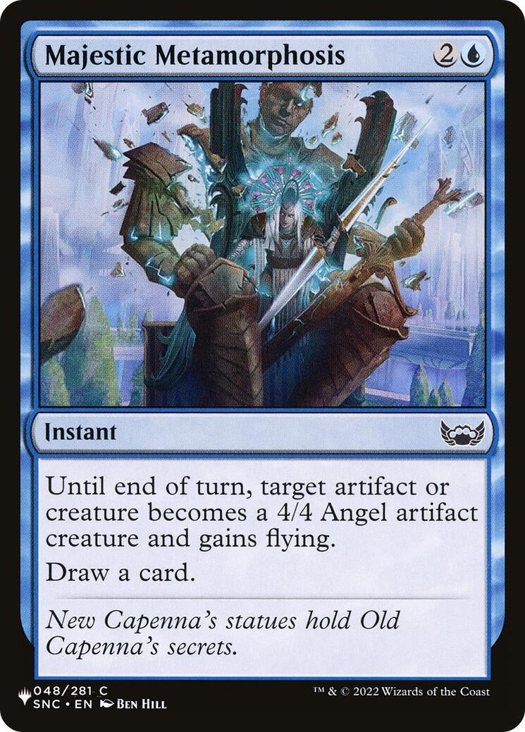Majestic Metamorphosis [The List]
