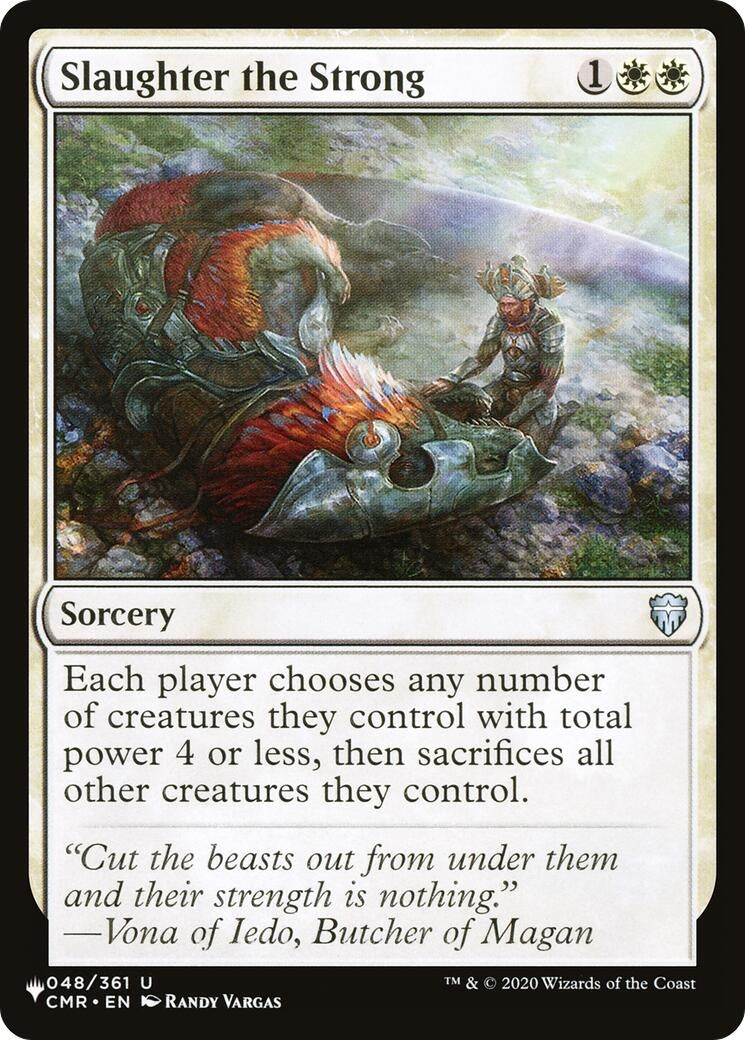 Slaughter the Strong [The List]