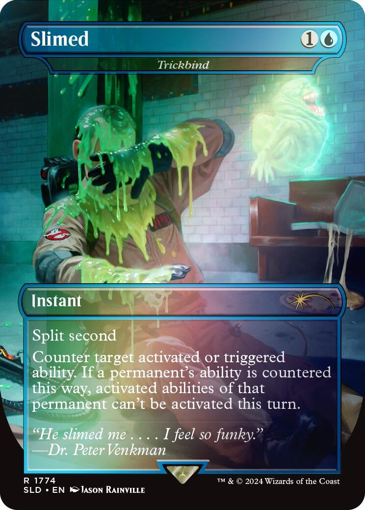 Slimed - Trickbind (Rainbow Foil) [Secret Lair Drop Series]