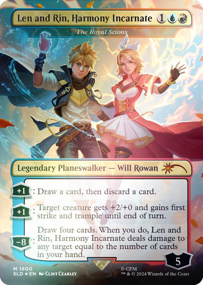 Len and Rin, Harmony Incarnate - The Royal Scions (Rainbow Foil) (Secret Lair Drop Series) (1600) (SLD)