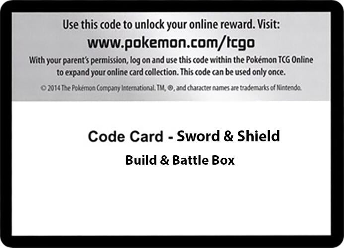 Image for Code Card - Sword & Shield Build & Battle Box (SWSH01: Sword & Shield Base Set) - Pokemon