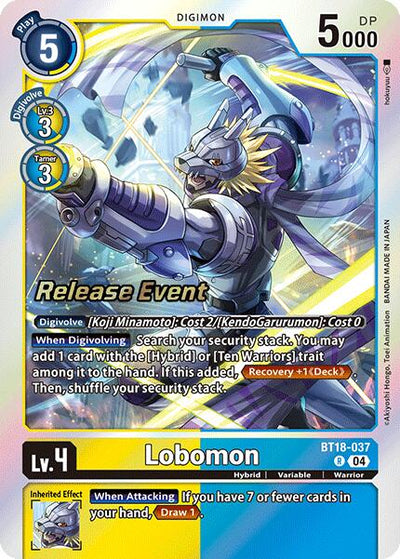 Lobomon [BT18-037] [Release Special Booster Ver.2.0 Promos]