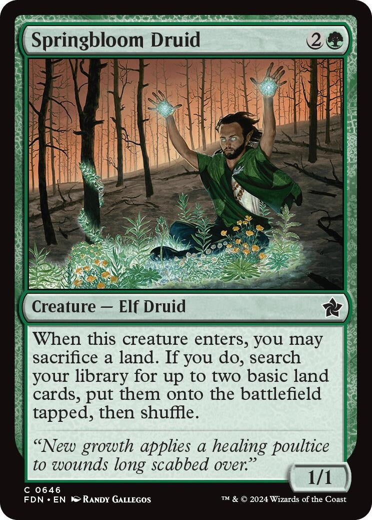 Springbloom Druid [Foundations]