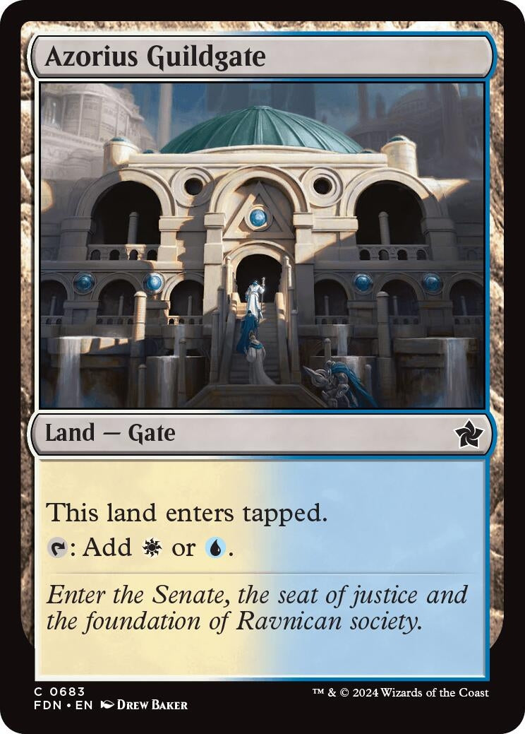 Azorius Guildgate [Foundations]