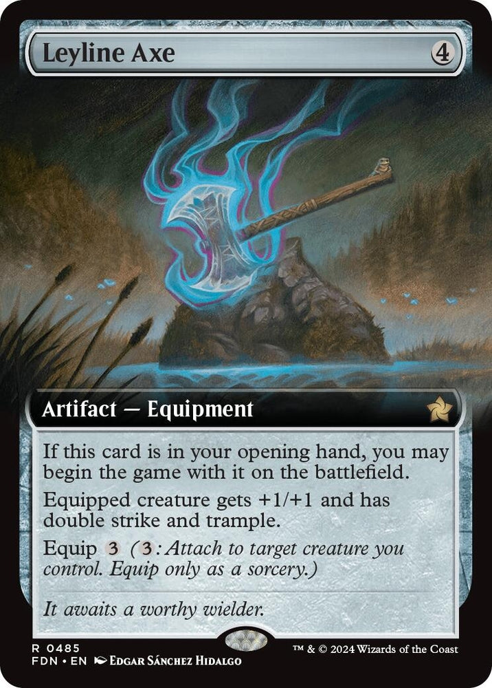 Leyline Axe (Extended Art) [Foundations]