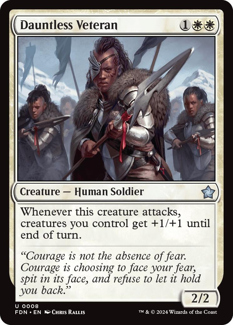 Dauntless Veteran [Foundations]