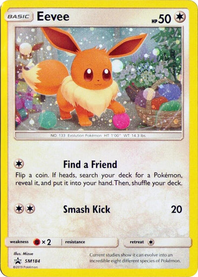 Eevee - SM184 (Cosmos Holo) (SM Promos) (SM184)