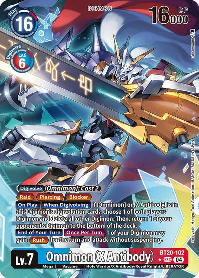 Omnimon [BT20-102] (X Antibody) (Alternate Art) [Release Special Booster Ver.2.5]