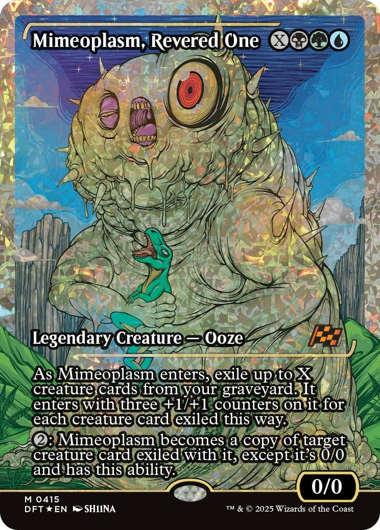 Image for Mimeoplasm, Revered One (Showcase) (Fracture Foil) (Aetherdrift) (415) (DFT) - Magic: The Gathering
