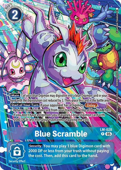 Blue Scramble [LM-028] (Alternate Art) [Starter Deck: Protector of Light]