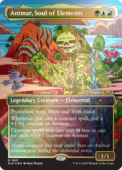 Animar, Soul of Elements (Rainbow Foil) [Secret Lair Drop Series]