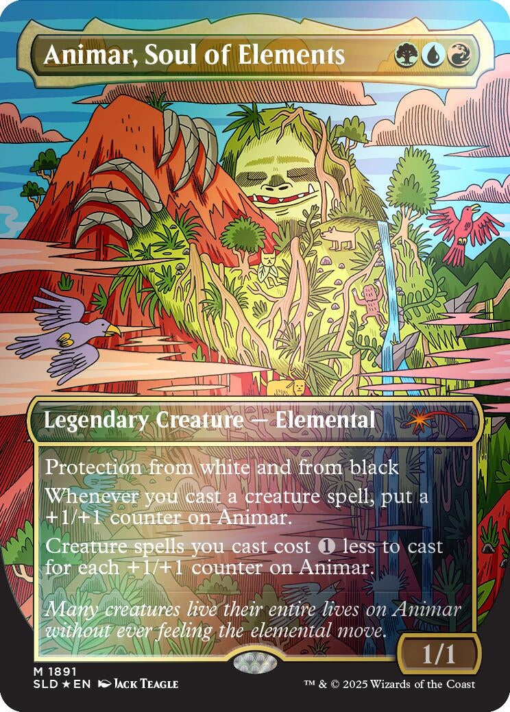 Animar, Soul of Elements (Rainbow Foil) [Secret Lair Drop Series]