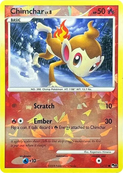 Chimchar (Cracked Ice Holo) (012/017)