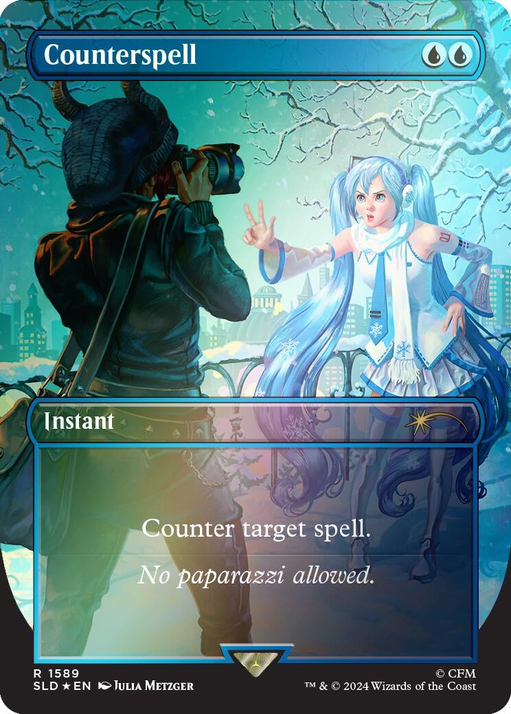 Image for Counterspell (1589) (Rainbow Foil) (Secret Lair Drop Series) (1589) (SLD) - Magic: The Gathering