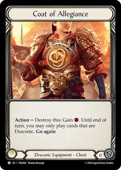 Coat of Allegiance [FNG004] (The Hunted Fang Blitz Deck)