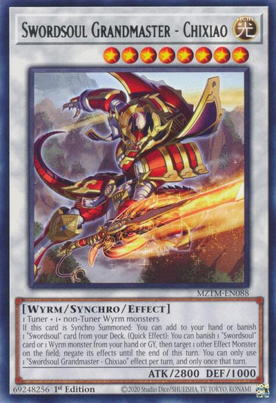 Swordsoul Grandmaster - Chixiao [MZTM-EN088] Rare