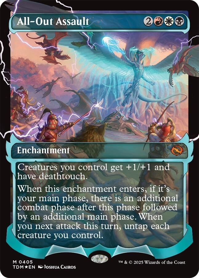 Image for All-Out Assault (Showcase) (Tarkir: Dragonstorm) (405) (TDM) - Magic: The Gathering