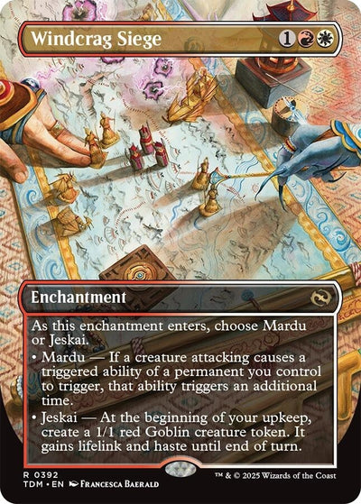 Windcrag Siege (Borderless) [Tarkir: Dragonstorm]