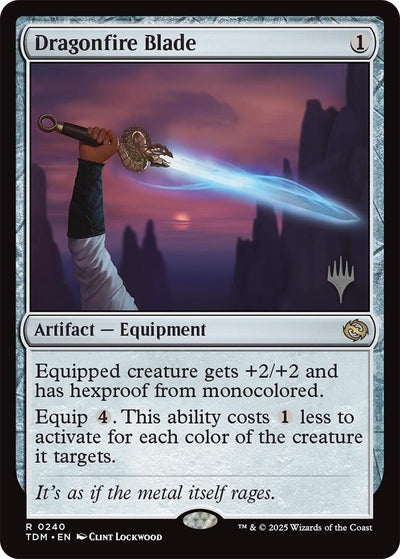 Dragonfire Blade [Tarkir: Dragonstorm Promos]