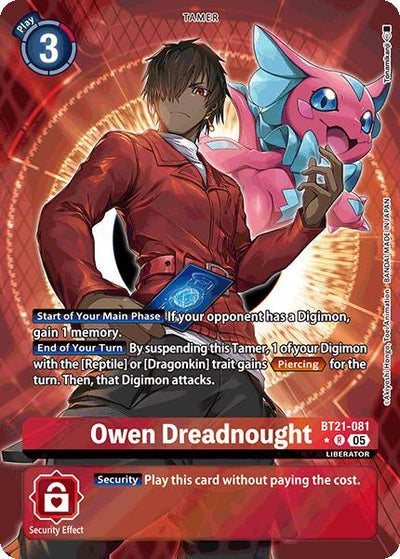 Owen Dreadnought [BT21-081] (Alternate Art) [World Convergence]