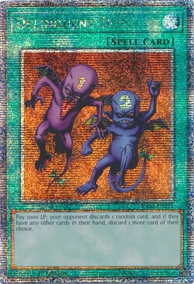 Delinquent Duo [RA04-EN114] Quarter Century Secret Rare