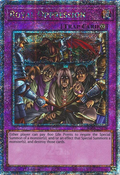Royal Oppression [RA04-EN120] Quarter Century Secret Rare