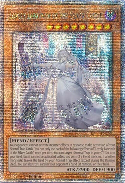 Lovely Labrynth of the Silver Castle [RA04-EN295] Quarter Century Secret Rare